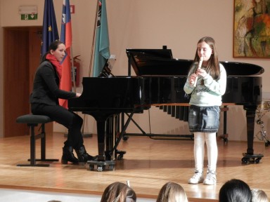 učiteljica Ana Souza Leban in Asja Poljak