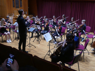 Srečanje orkestrov GŠ Nova Gorica in GŠ Tolmin