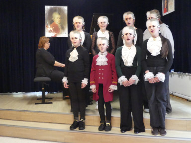 Šolski nastop Podbrdo