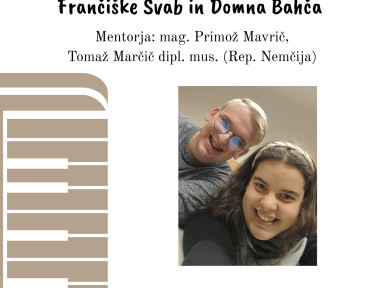 Recital Frančiške Švab in Domna Bahča