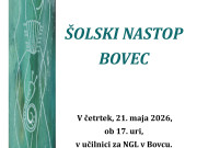 Šolski nastop BOVEC